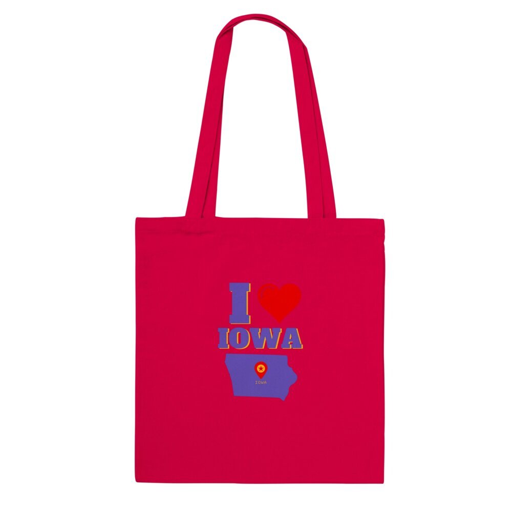 I love Iowa tote bag INSPIREZIA