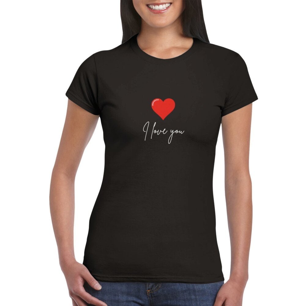 I love you women's t shirt INSPIREZIA