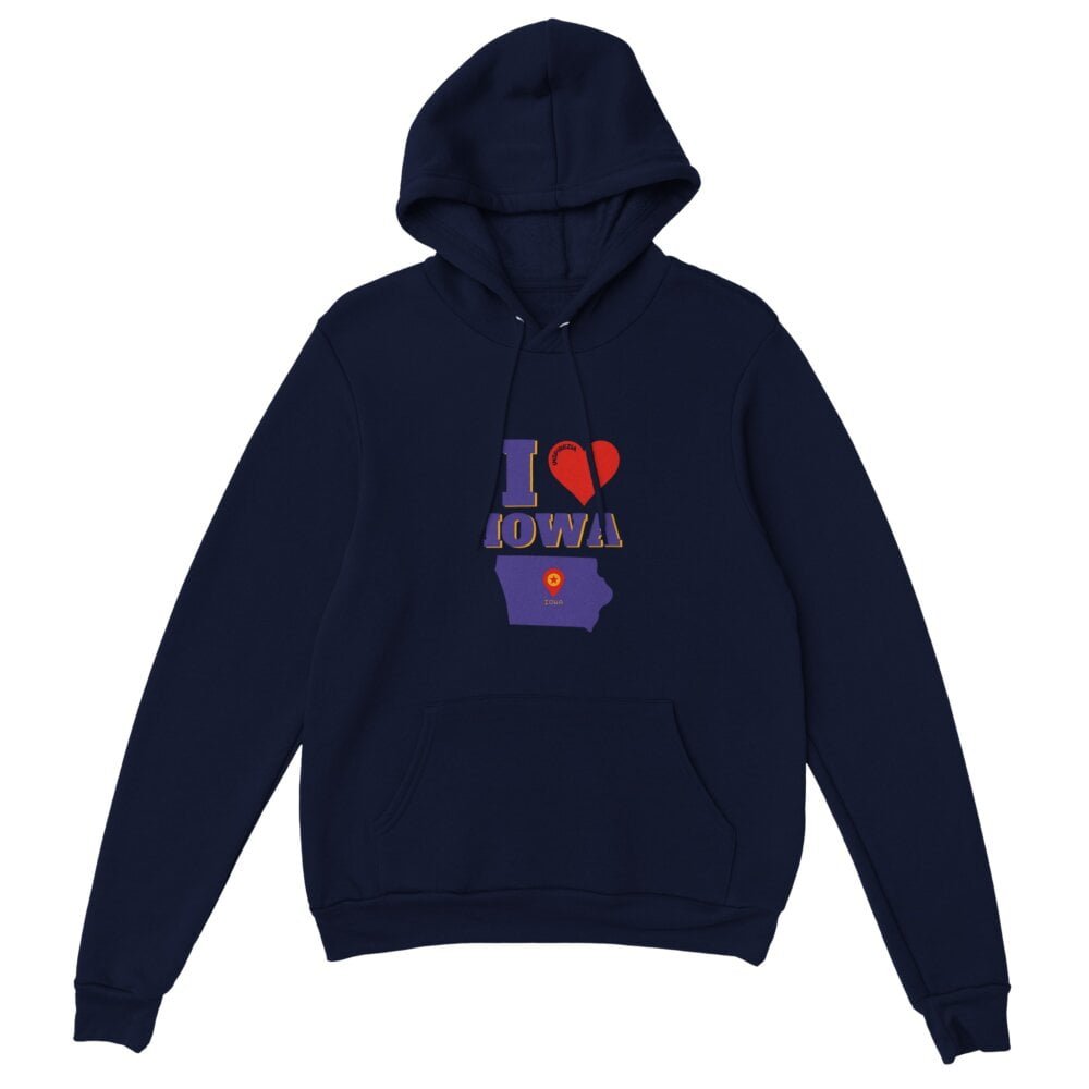 I love Iowa hoodie premium INSPIREZIA