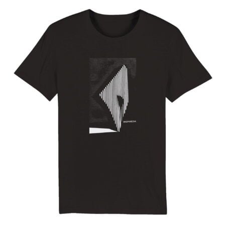 Optical illusion art eco friendly t shirt INSPIREZIA