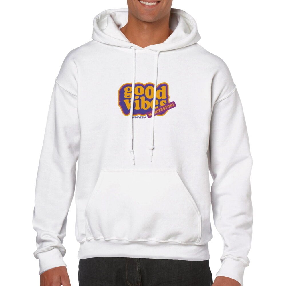 Good vibes hoodie premium INSPIREZIA