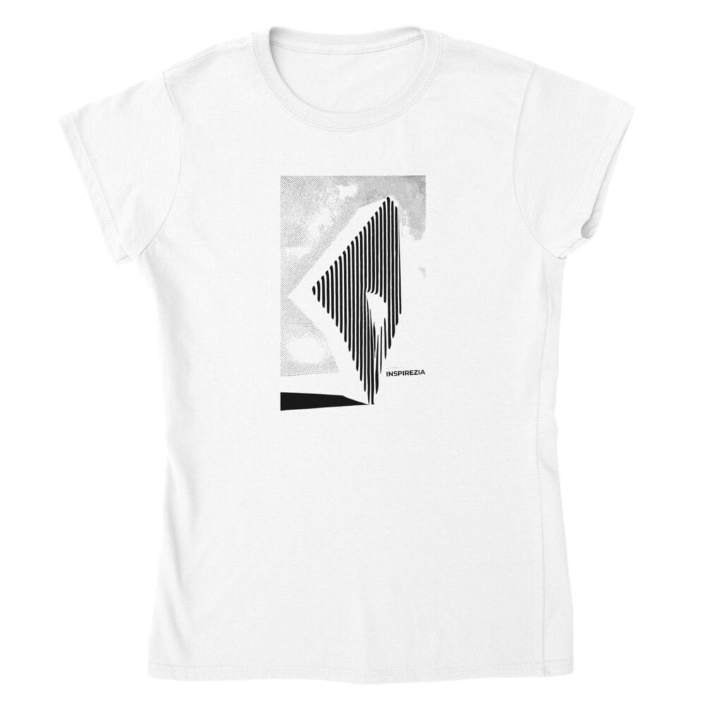 Optical illusion art women's t shirt INSPIREZIA