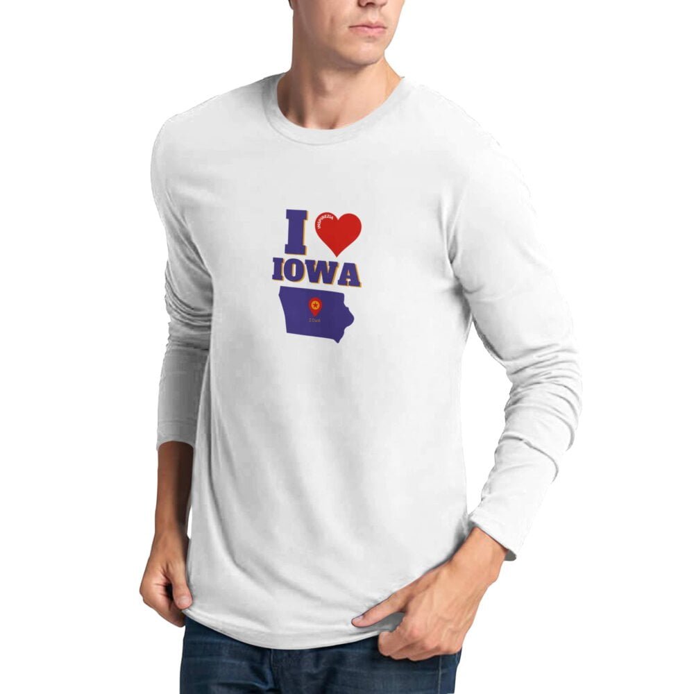 I love Iowa long sleeve shirt premium INSPIREZIA