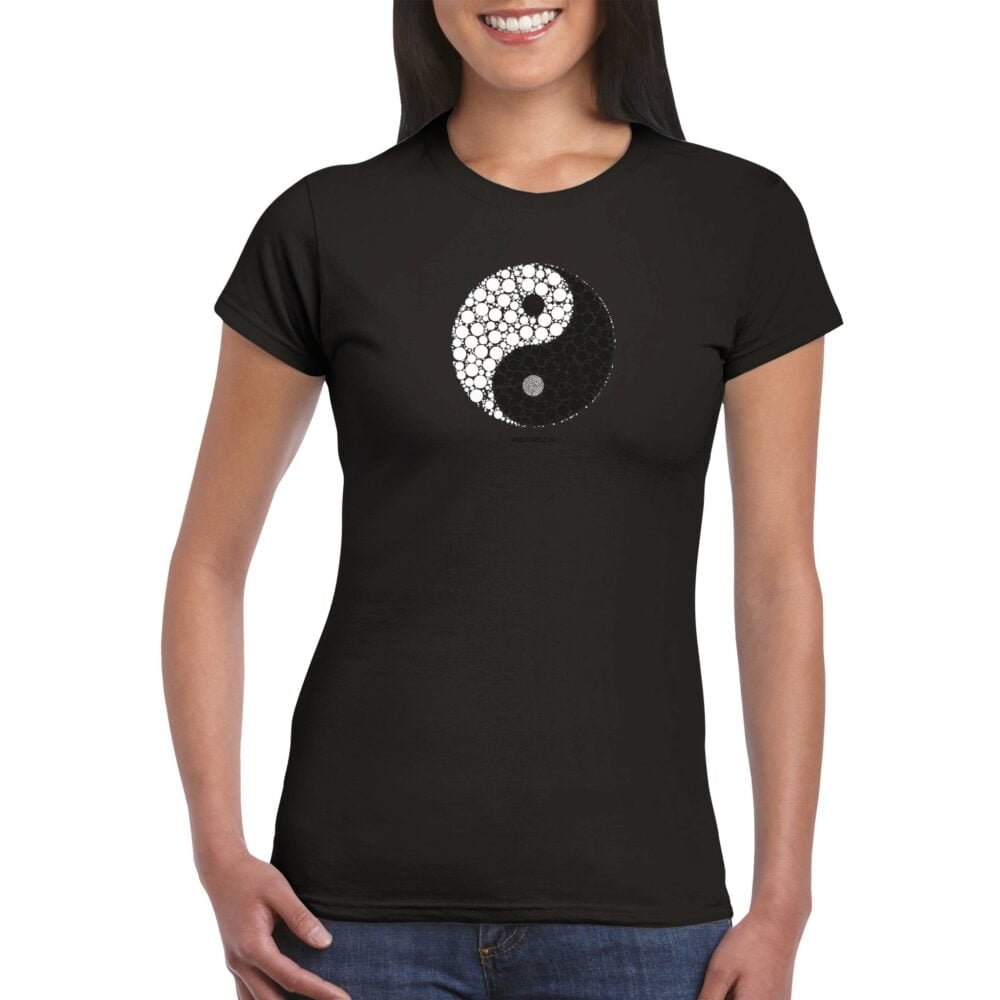 Yin yang women's t shirt INSPIREZIA