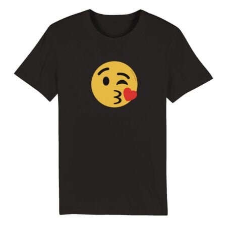 Kiss emoji eco friendly t shirt INSPIREZIA