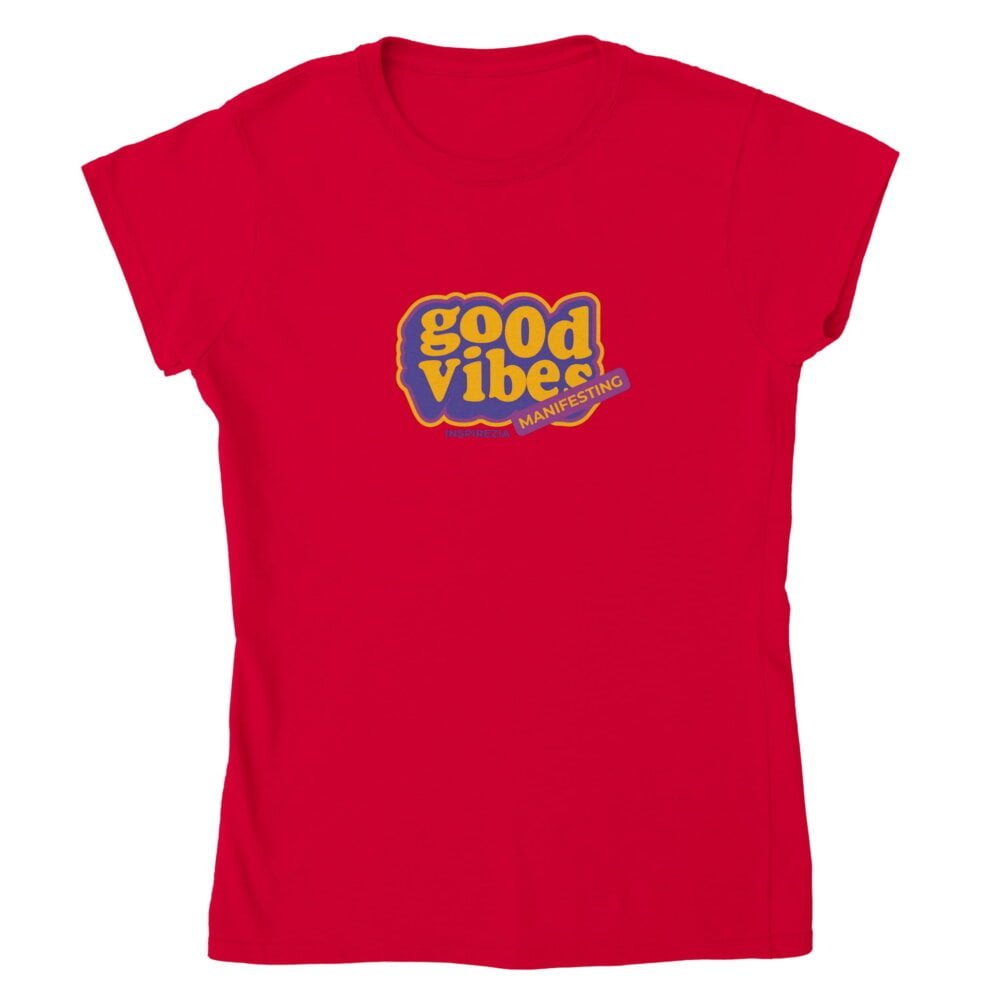 Good vibes women's t shirt INSPIREZIA