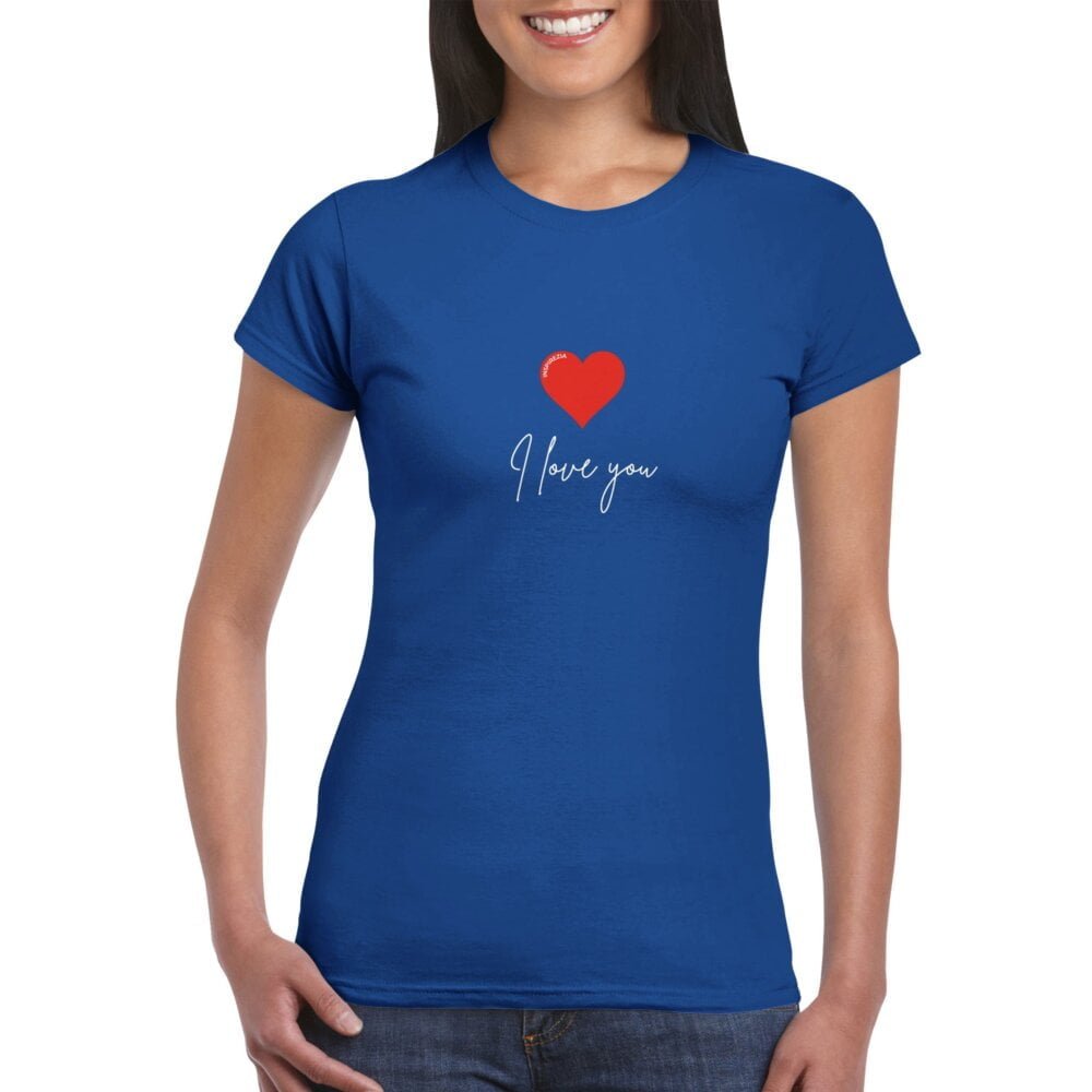 I love you women's t shirt INSPIREZIA