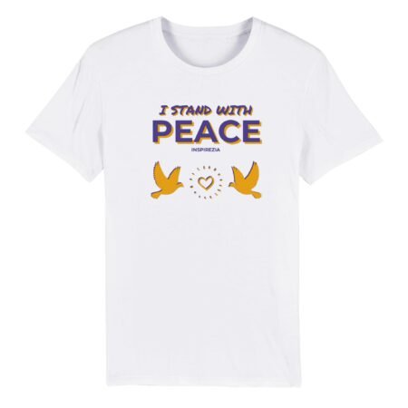 Peace eco friendly t shirt INSPIREZIA