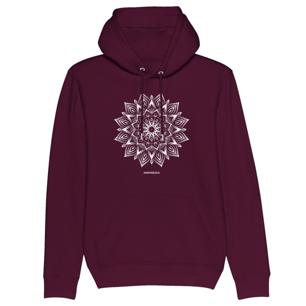 Mandala eco friendly hoodie INSPIREZIA