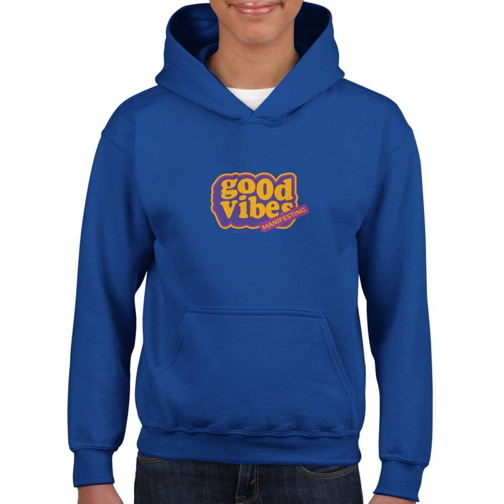 Good vibes kids hoodie INSPIREZIA