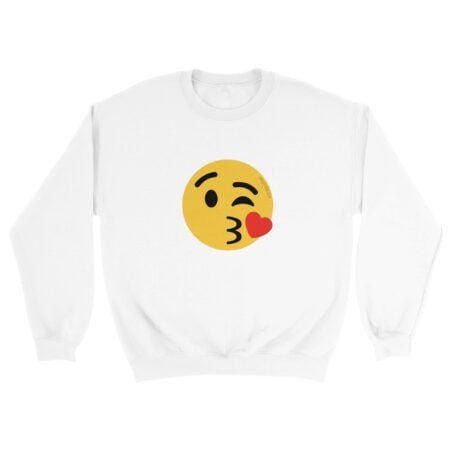 Kiss emoji sweatshirt INSPIREZIA