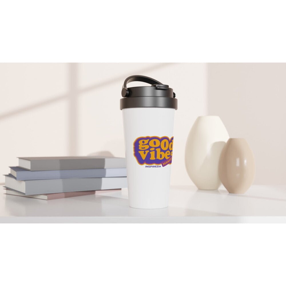 Good vibes travel mug INSPIREZIA