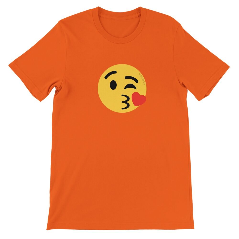 Kiss emoji t shirt premium INSPIREZIA