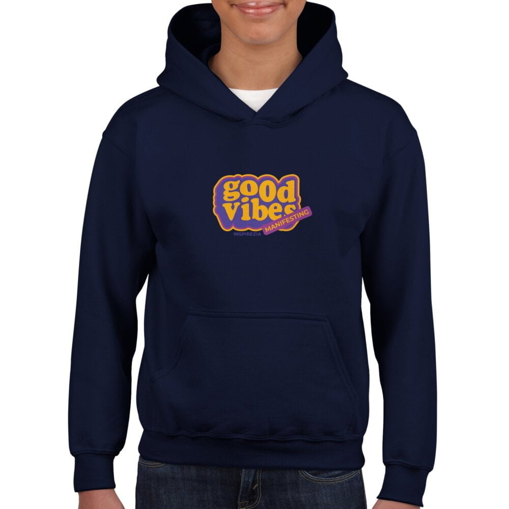 Good vibes kids hoodie INSPIREZIA