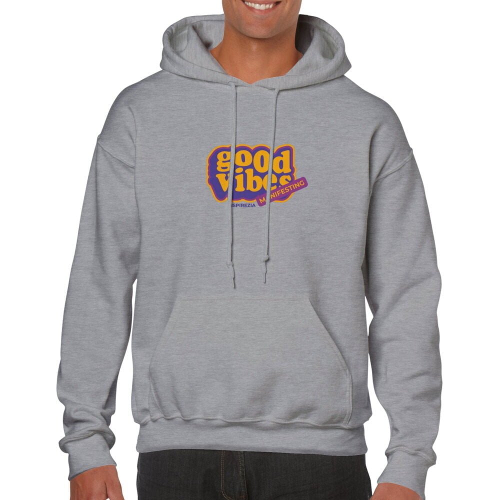 Good vibes hoodie premium INSPIREZIA