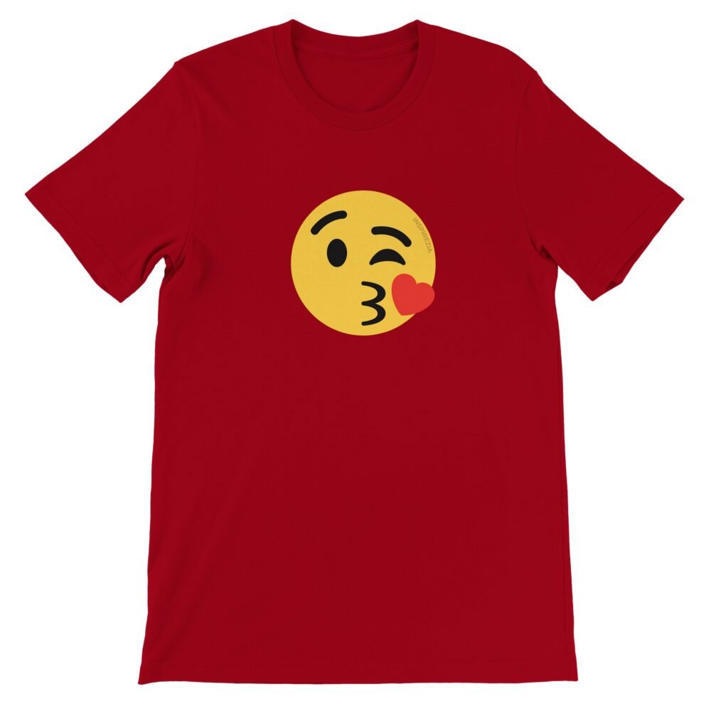 Kiss emoji t shirt premium INSPIREZIA