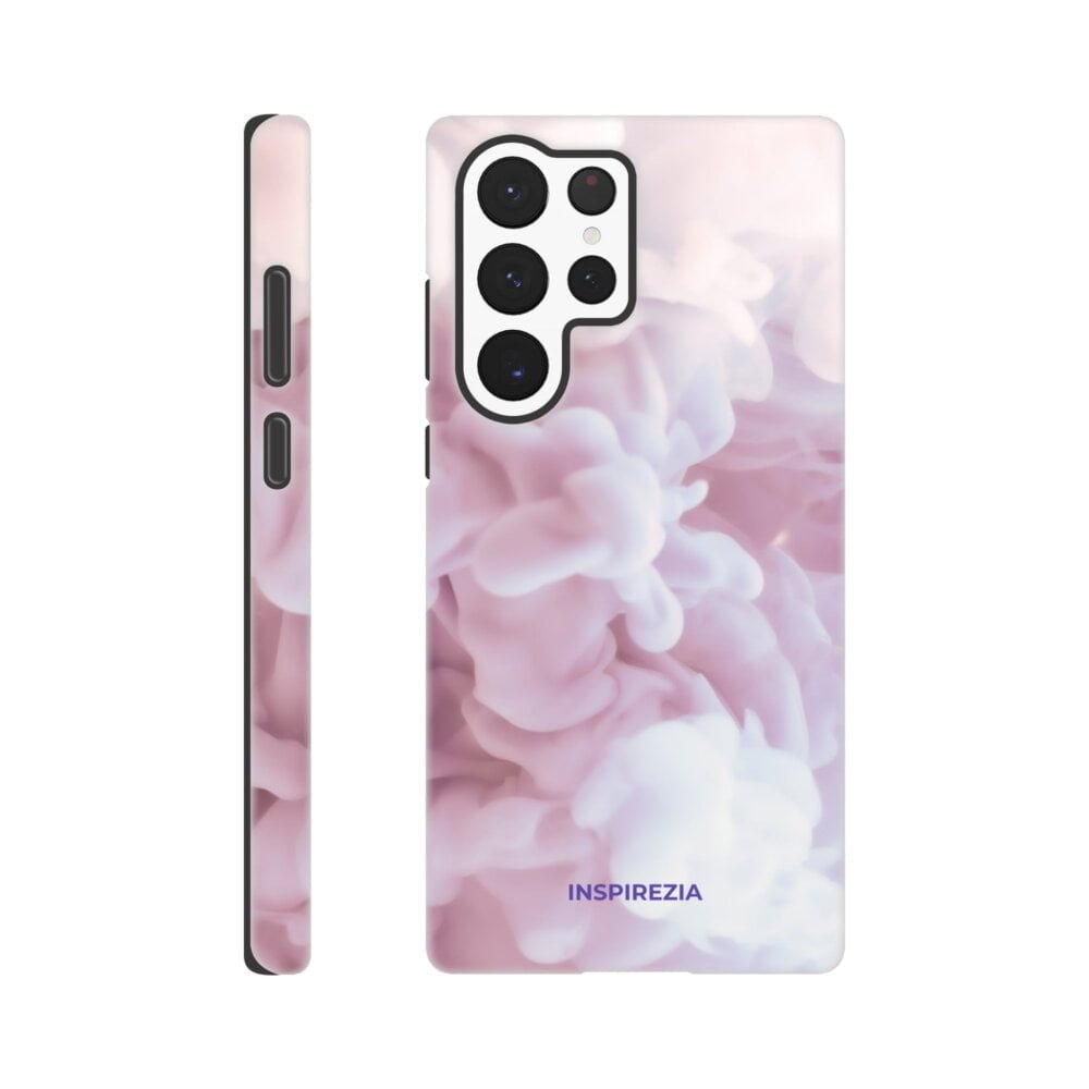 Pink smoke protective phone case INSPIREZIA