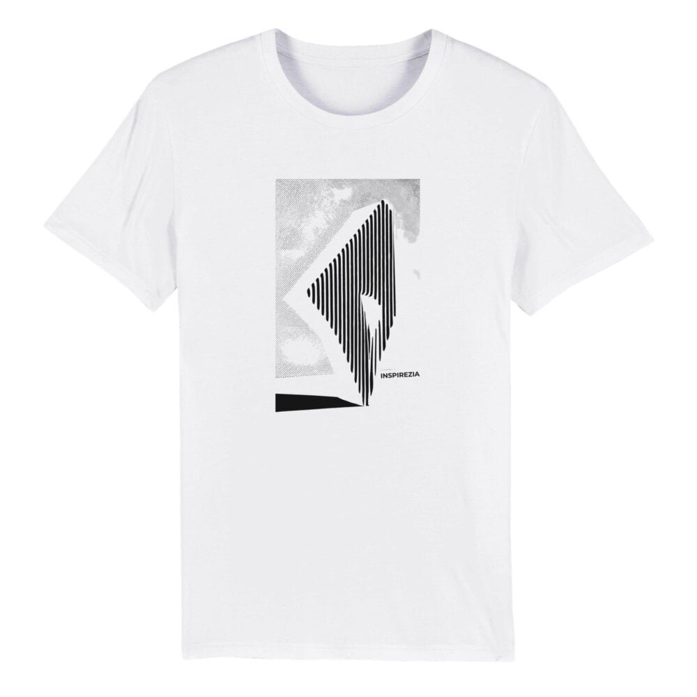 Optical illusion art eco friendly t shirt INSPIREZIA