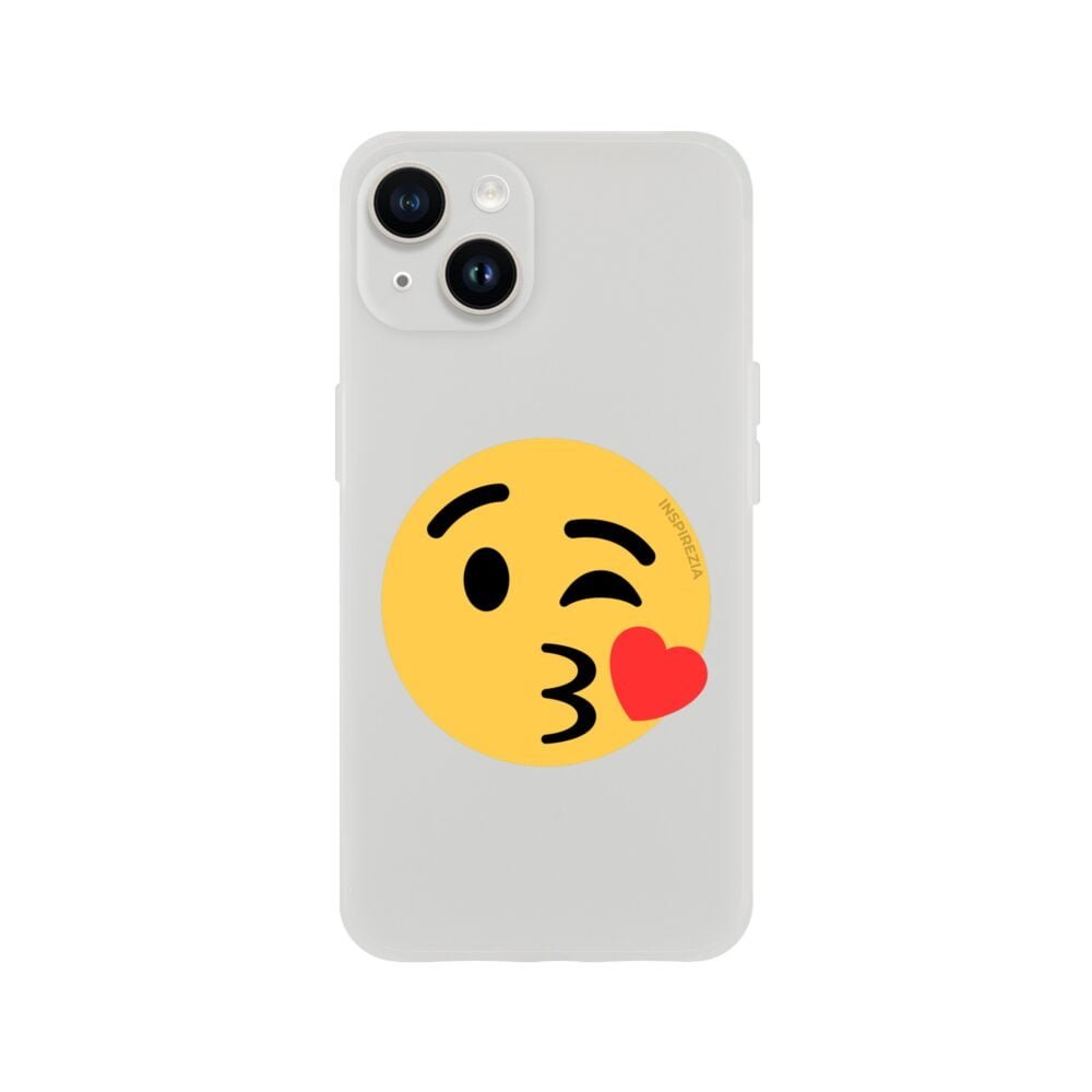 Kiss emoji phone case INSPIREZIA