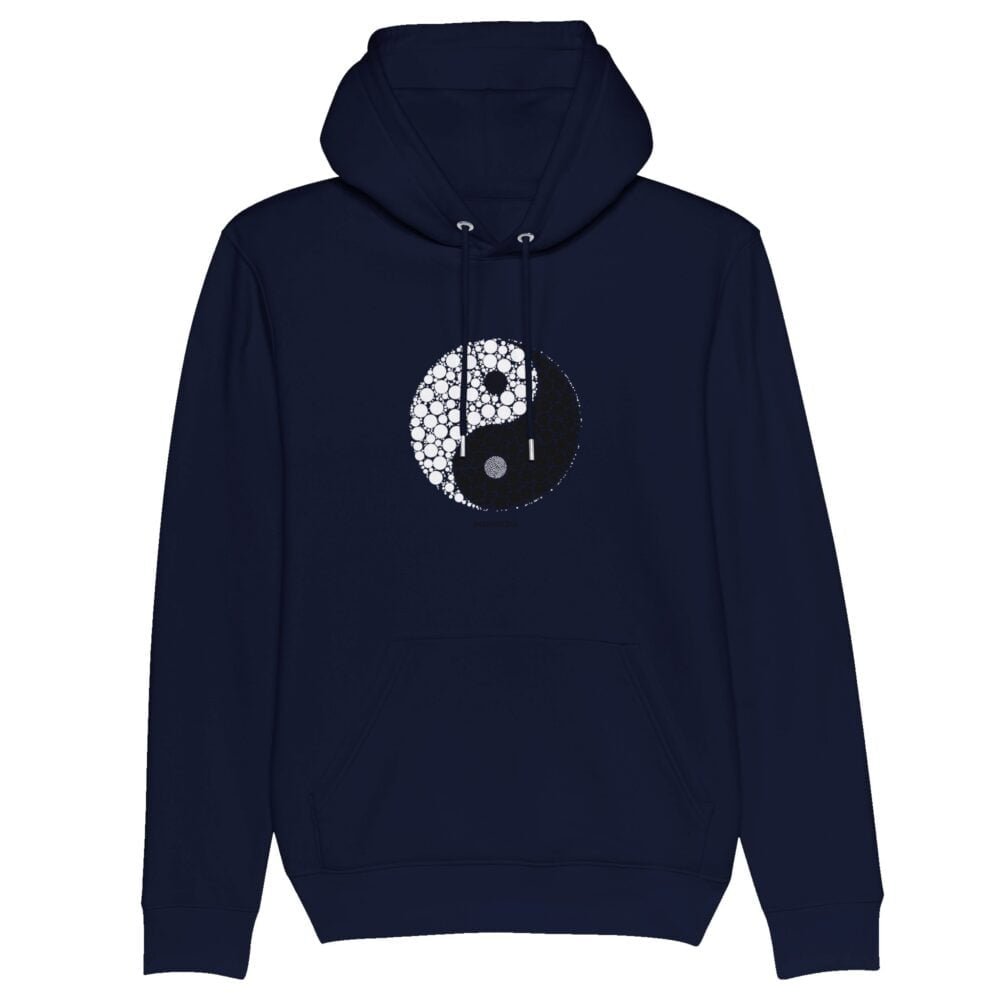 Yin yang eco friendly hoodie INSPIREZIA