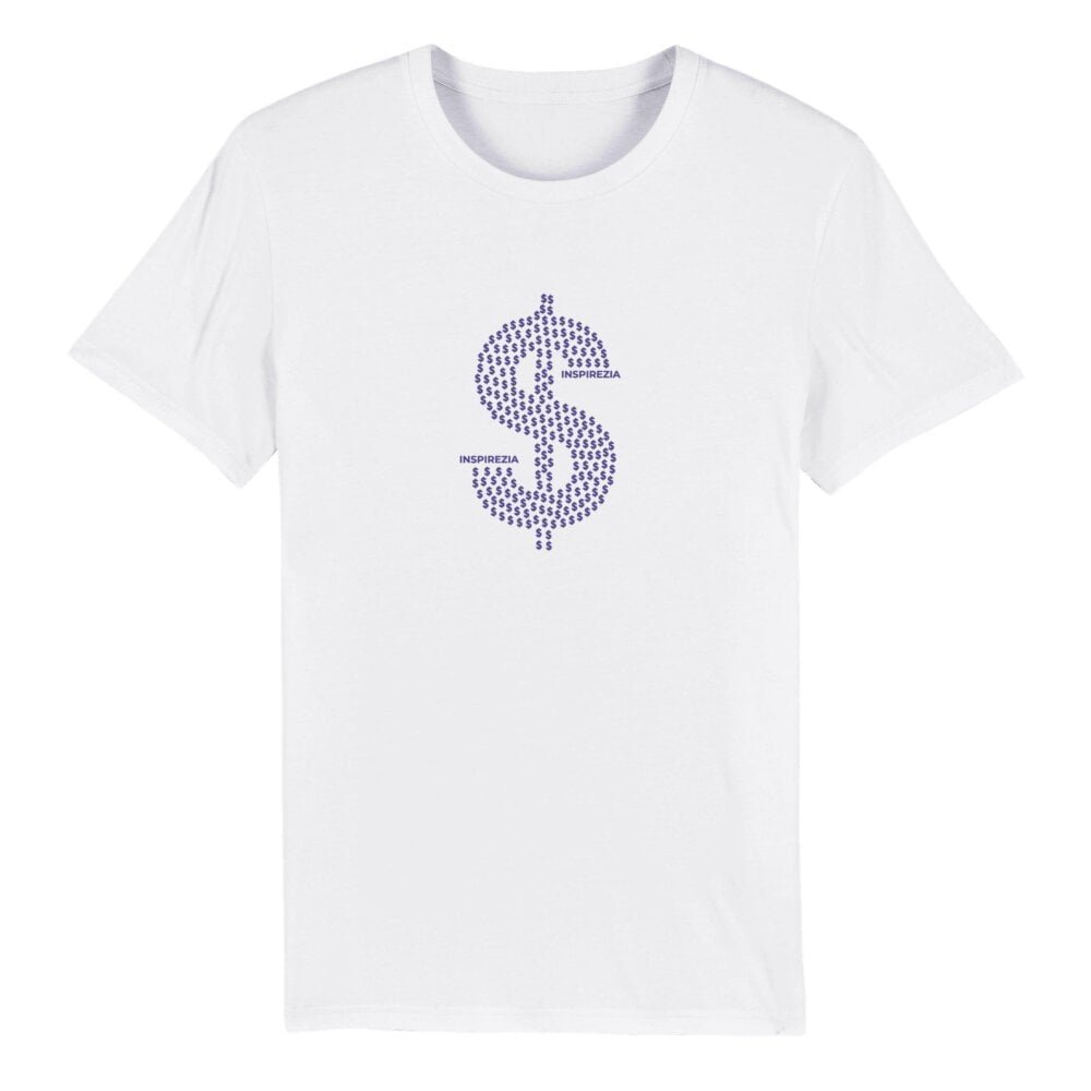 Money eco friendly t shirt INSPIREZIA