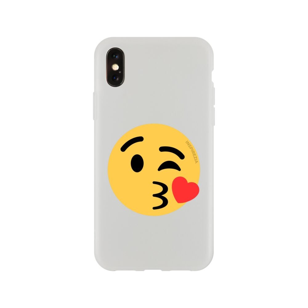 Kiss emoji phone case INSPIREZIA