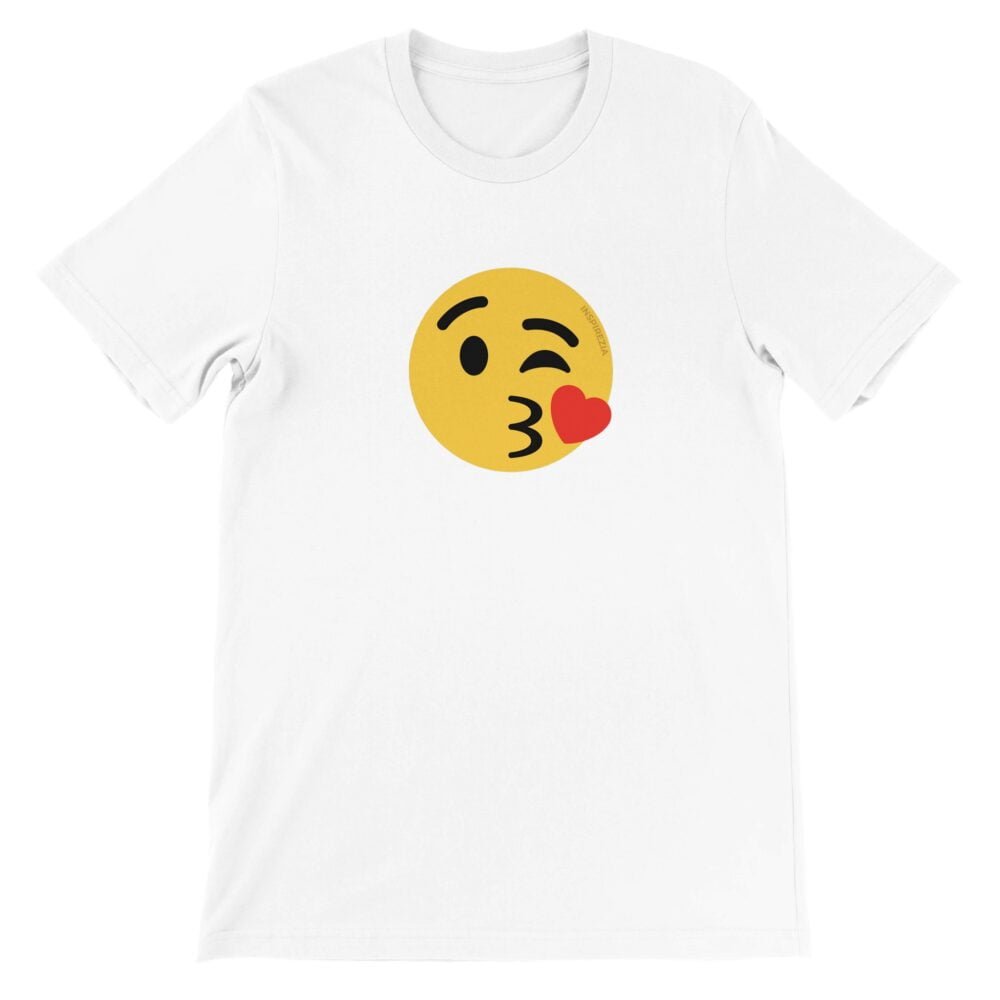 Kiss emoji t shirt premium INSPIREZIA