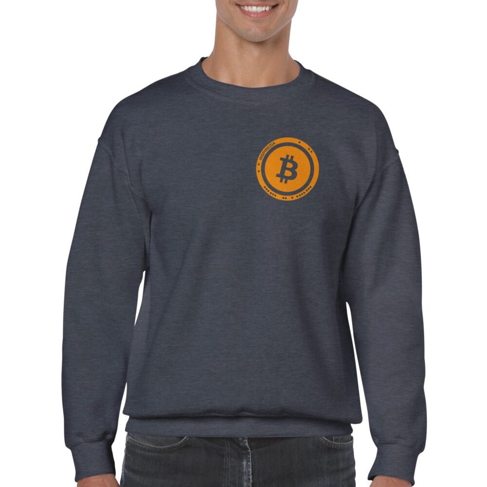 Bitcoin logo sweatshirt INSPIREZIA