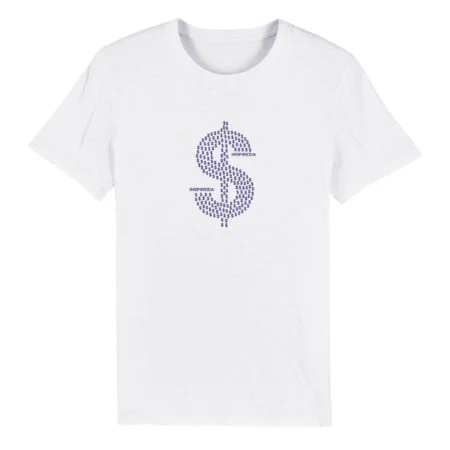 Money eco friendly t shirt INSPIREZIA