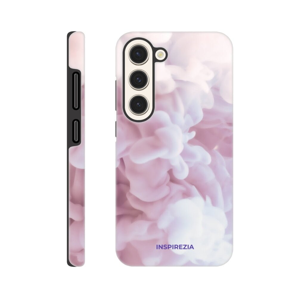 Pink smoke protective phone case INSPIREZIA