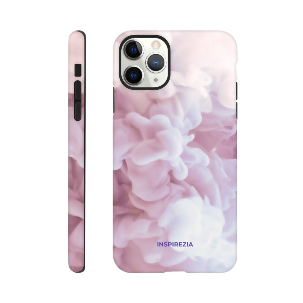 Pink smoke protective phone case INSPIREZIA