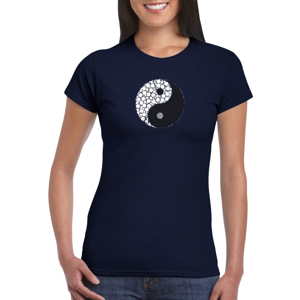 Yin yang women's t shirt INSPIREZIA