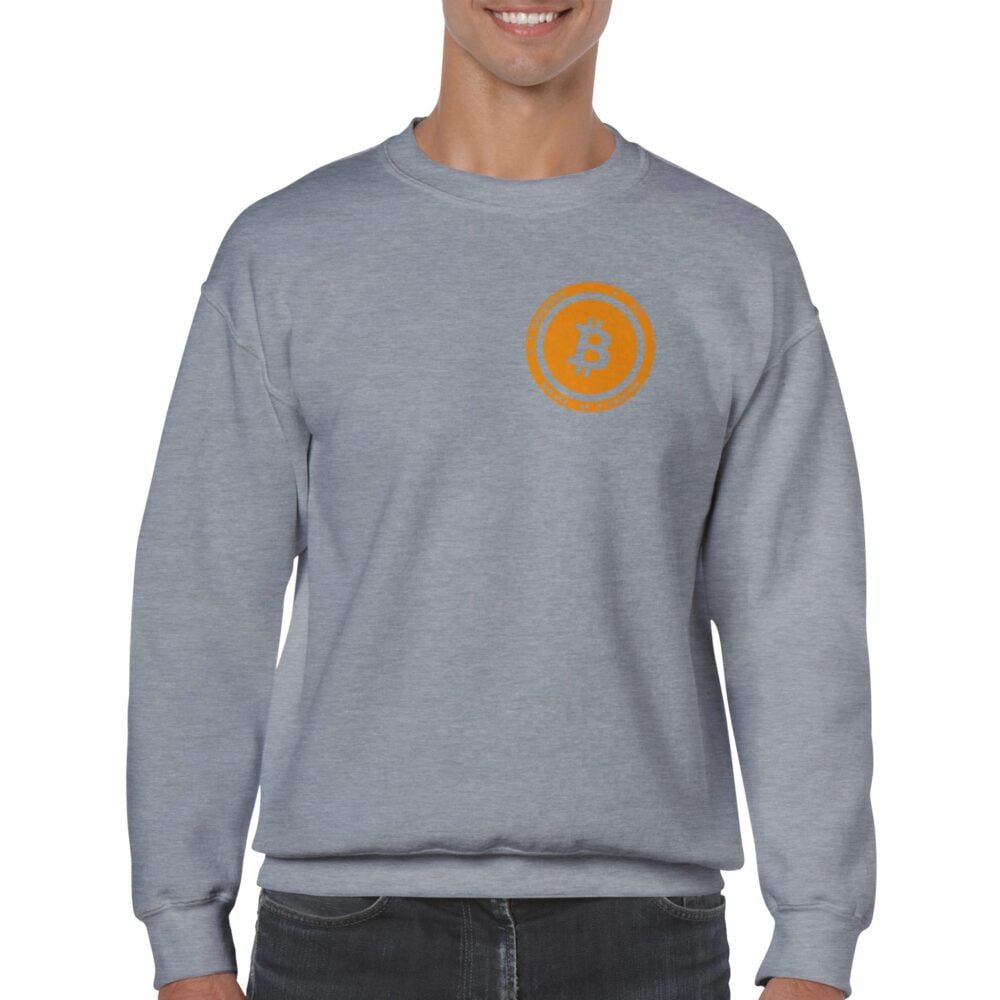 Bitcoin logo sweatshirt INSPIREZIA