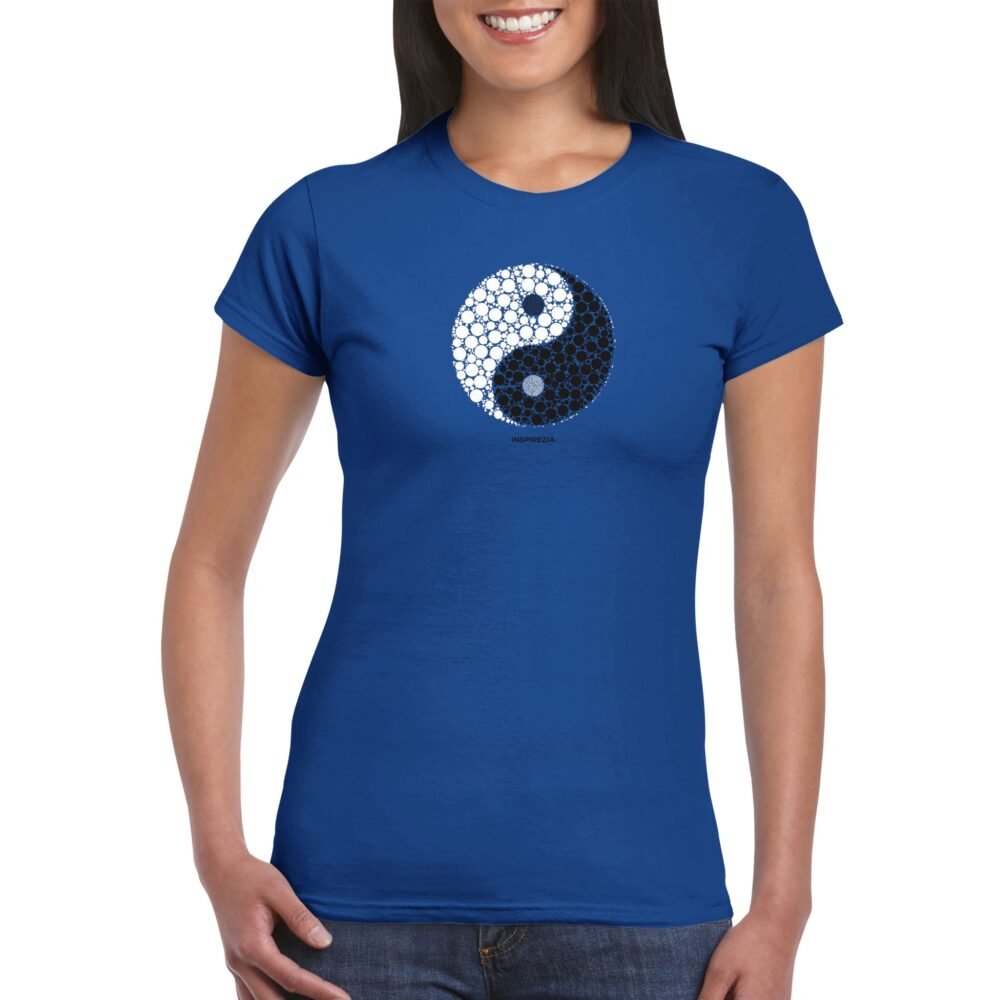 Yin yang women's t shirt INSPIREZIA