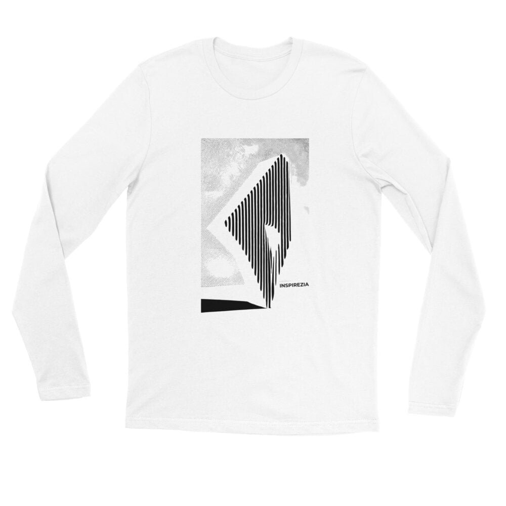 Optical illusion art long sleeve shirt premium INSPIREZIA