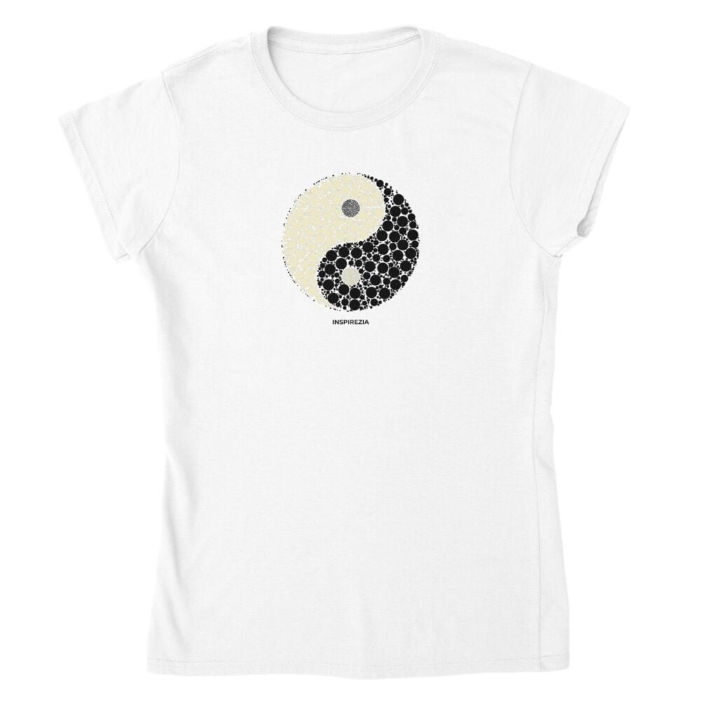 Yin yang women's t shirt INSPIREZIA