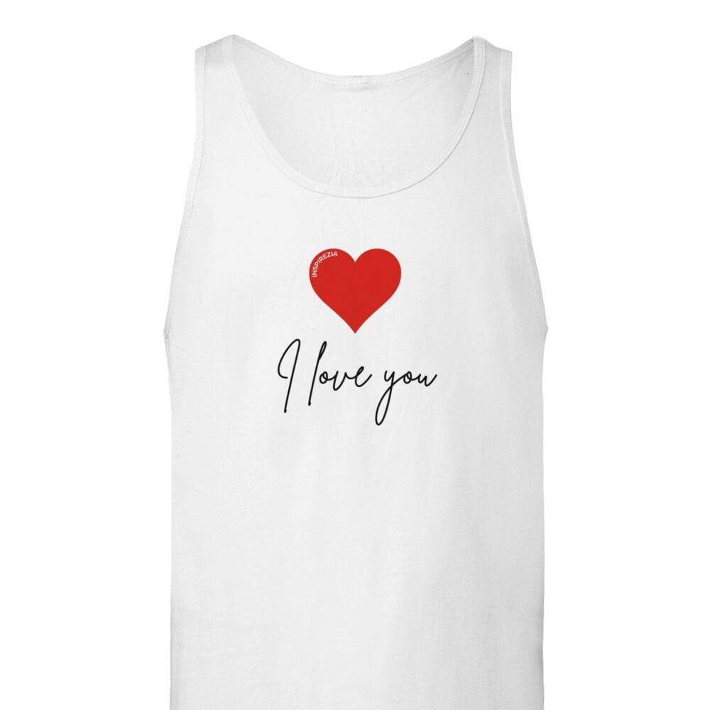 I love you tank top premium INSPIREZIA