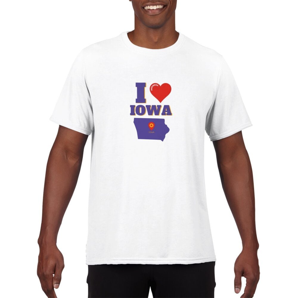 I love Iowa sports t shirt INSPIREZIA