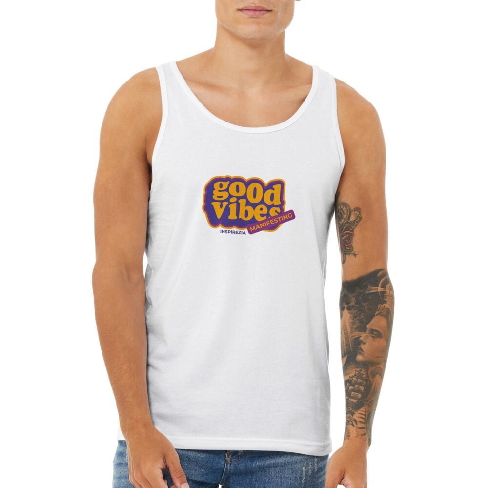 Good vibes tank top premium INSPIREZIA