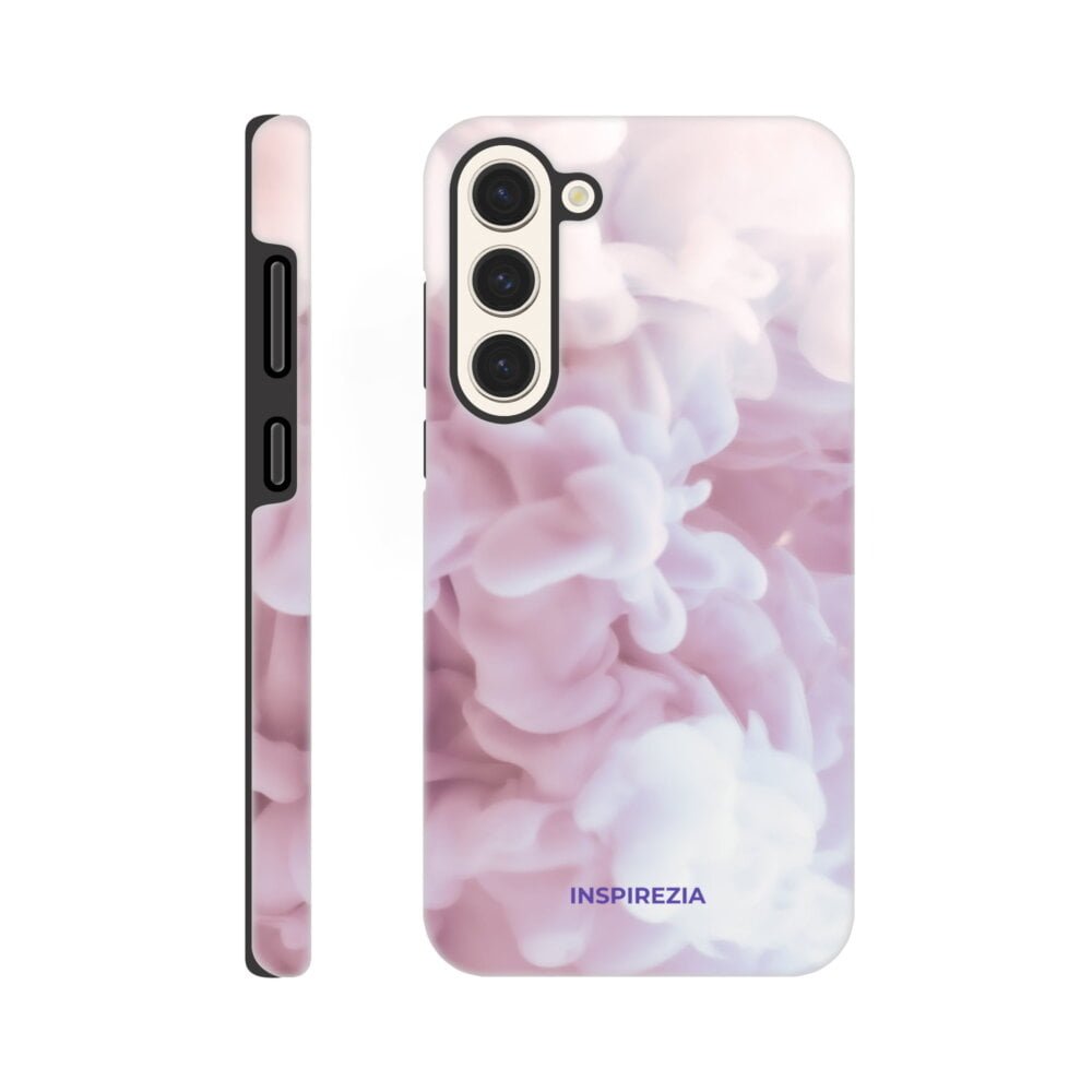 Pink smoke protective phone case INSPIREZIA