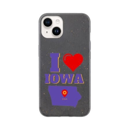 I love Iowa eco friendly phone case INSPIREZIA