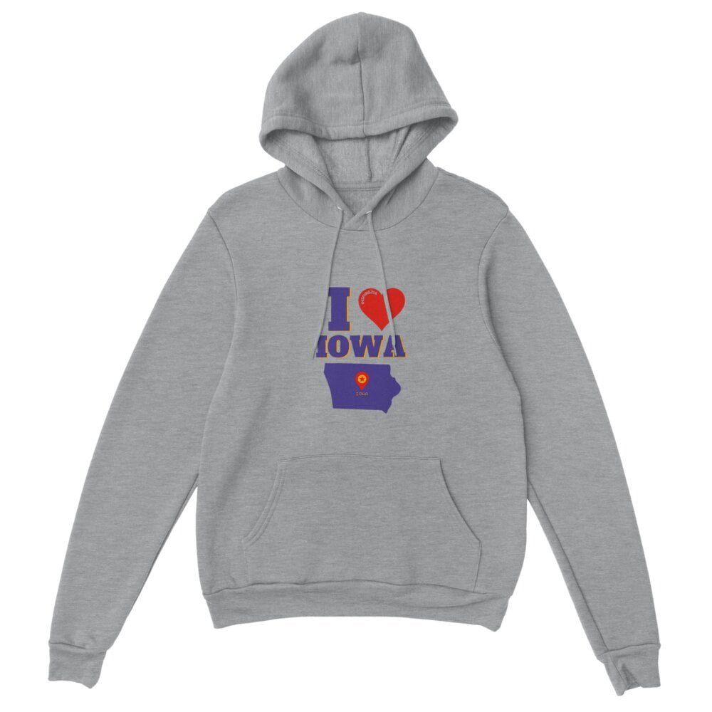 I love Iowa hoodie premium INSPIREZIA