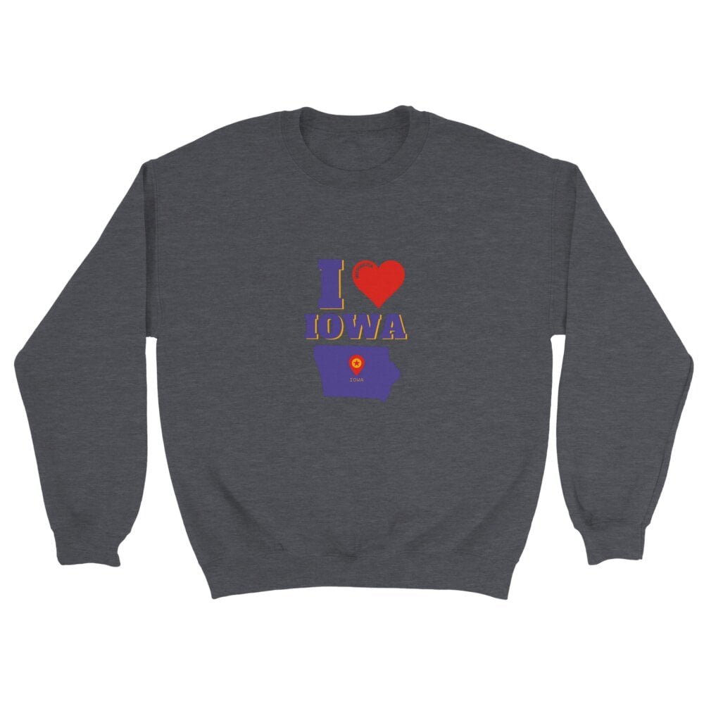 I love Iowa sweatshirt INSPIREZIA