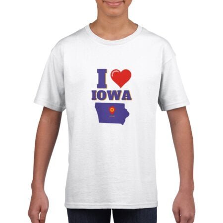 I love Iowa kids t shirt INSPIREZIA
