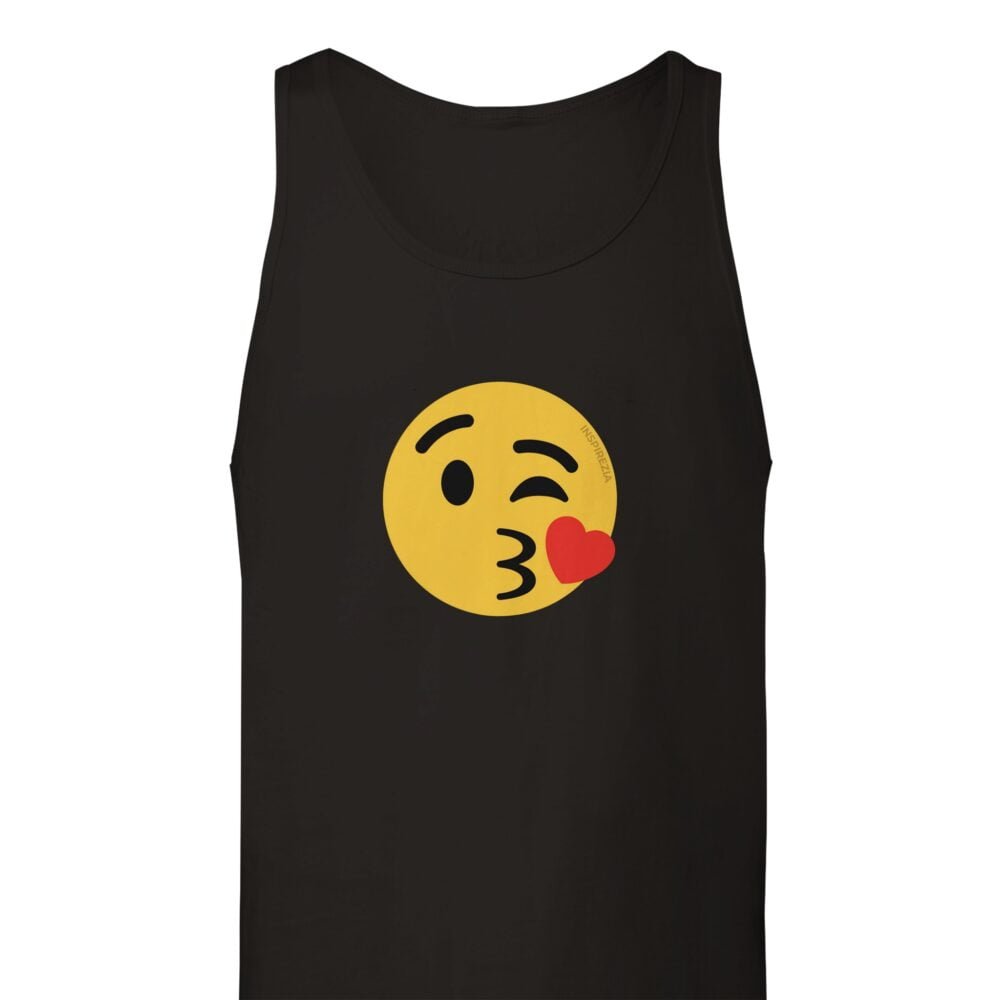 Kiss emoji tank top premium INSPIREZIA