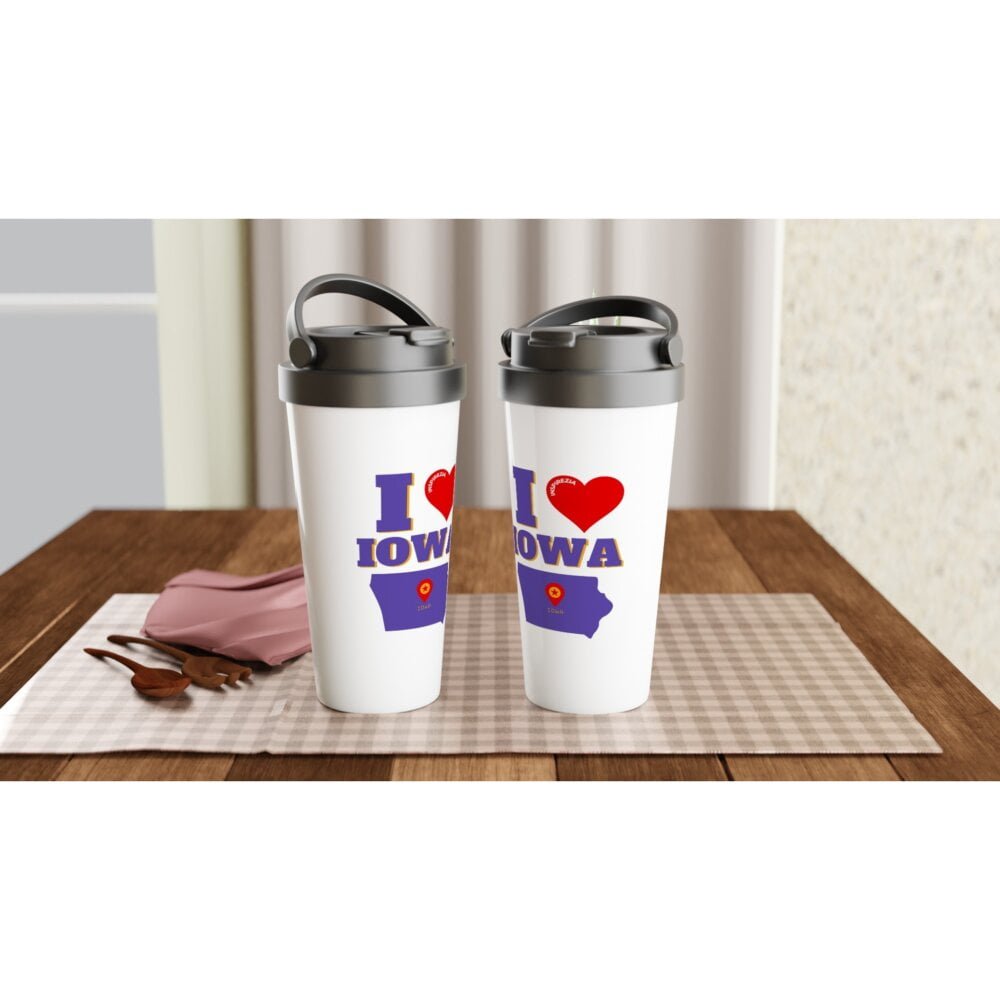 I love Iowa travel mug INSPIREZIA