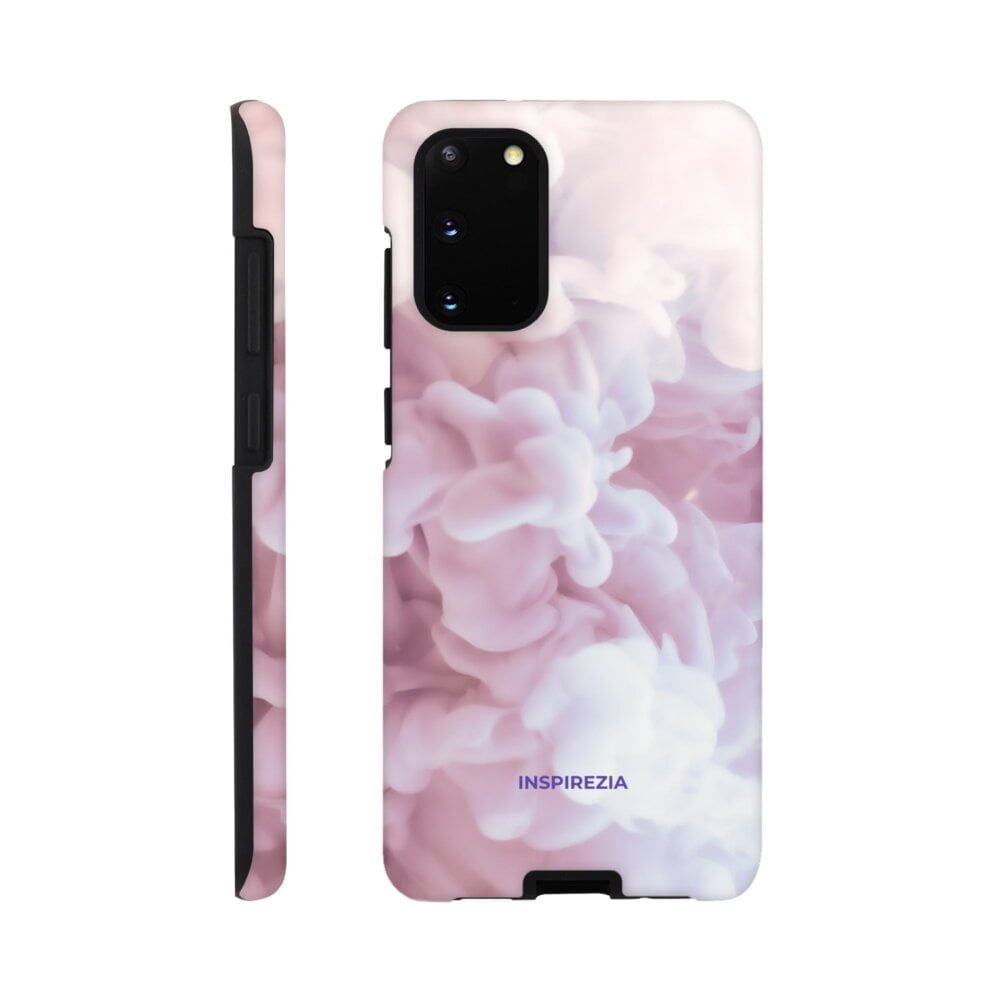 Pink smoke protective phone case INSPIREZIA