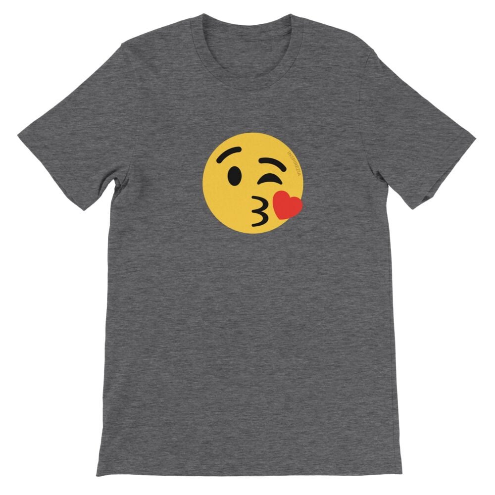 Kiss emoji t shirt premium INSPIREZIA