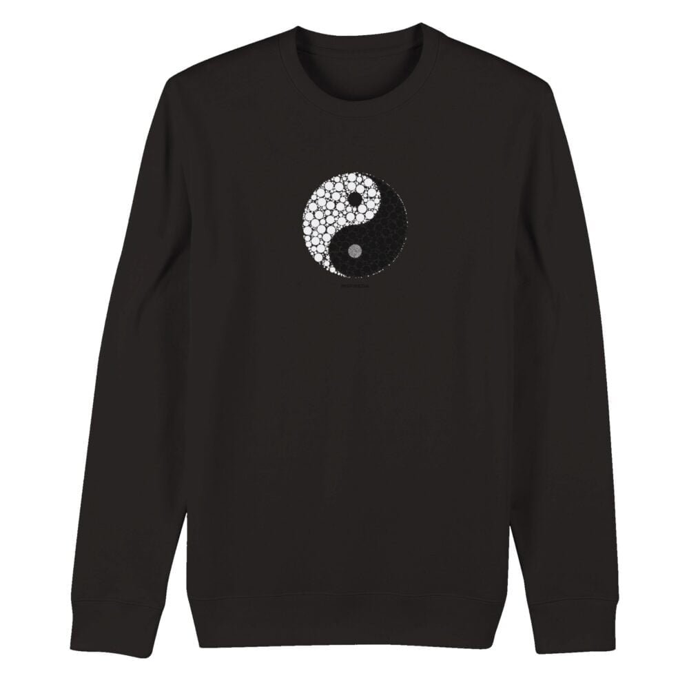 Yin yang eco friendly sweatshirt INSPIREZIA