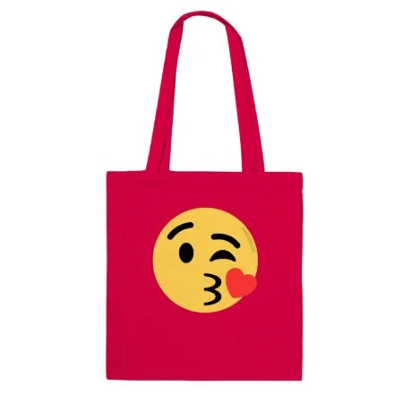 Kiss emoji tote bag INSPIREZIA